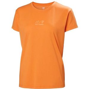 Helly Hansen Dames W Skog gerecycled grafisch T-shirt - Poppy Orange, XS