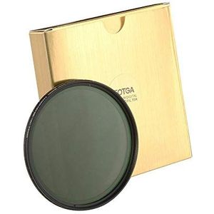Fotga 72mm Ultra Slim Multi Coating MC Fader Variabele ND Neutrale Density Lens Filter ND2 naar ND400, optisch mat frame met harde stop