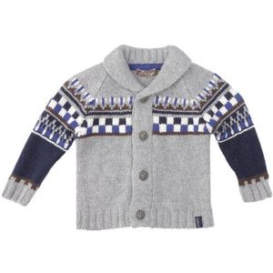 Jeans Burget - gebreide jas - baby jongens - - 12 mois