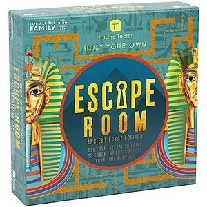 Talking Tables Escape Room-spel met Egyptisch thema voor kinderen | Los unieke puzzels en codes op om aan de vloek van de farao te ontsnappen | Interactief spel, vanaf 9 jaar, verjaardag, Kerstmis