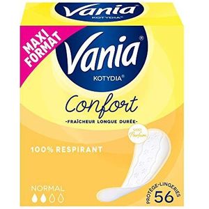 Vania - Comfortabele inlegkruisjes normaal zonder geur (doos met 28 stuks) – 100% ademend en comfortabel – hygiënische bescherming met perfecte pasvorm en optimale grip
