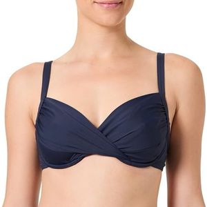 Livia Saskia D Pavill Bikinitop voor dames, Marineblauw, 34