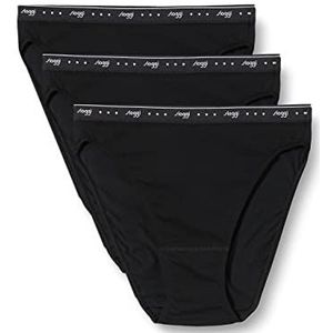Sloggi 24/7 100 H Tai 3P, hikini/tai slip, dames (3 stuks), zwart., 42