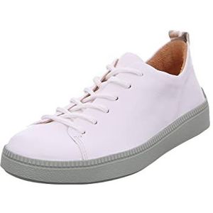 Think! Dames TURNA_3-000227 chroomvrij gelooid duurzaam vervangbaar voetbed sneaker, 1050 Bianco/Bosco, 38,5 EU, 1050 Bianco Bosco, 38.5 EU