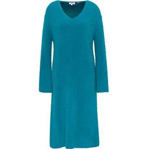 myMo Dames 124035_Petrol_M_12411465 casual jurk, M