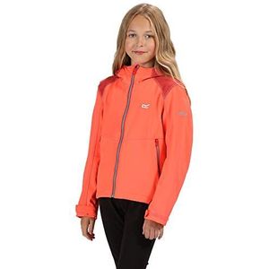 Regatta Kinder Zuur III Lichtgewicht Waterafstotend en Wind Resistant Hooded Jacket Softshell