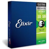 Elixir® Strings snaren voor zevensnarige elektrische gitaar met OPTIWEB®-Coating, licht/zwaar (.010-.059)