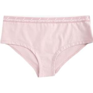 Koton Dames katoenen slogan gedrukt hipster slipje ondergoed, Lila(353), M