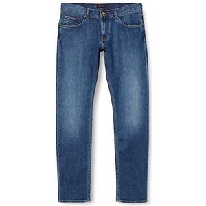 Tommy Hilfiger Heren Slim Bleecker Str Bedias Blauw Loose Fit Jeans, Blauw (Bedias Blauw 1br), 33W x 34L