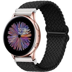 Vozehui 20 mm horlogeband, Galaxy Watch 4 band 40 mm/44 mm, compatibel met Samsung Galaxy Watch 4 Classic/Active 2/Galaxy Watch 3 41 mm/Galaxy horloge 42 mm, verstelbare nylon sportvervangingsband