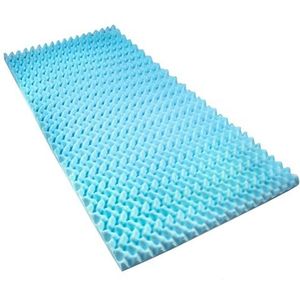 DMI Duro-Med 4-inch/ 10cm dikke blauwe ingewikkelde bedkussen