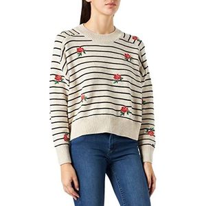 Desigual JERS_Saint Tropez pullover voor dames, wit, XL