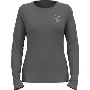 Odlo Ascent 365 Merino 200 shirt met lange mouwen met sporenmotief XS