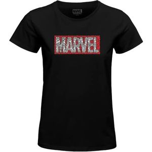Marvel WOMARCOTS037 T-shirt voor dames, zwart, maat XXL, Zwart, XXL