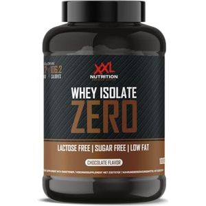 XXL Nutrition - Whey Isolate Zero - Vet- Suiker- & Lactosevrije Eiwitpoeder, ProteÃ¯ne Shakes, Whey Protein - Chocolade - 1000 gram