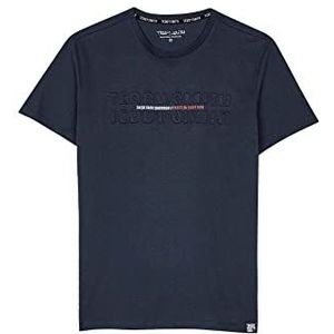 Teddy Smith Heren T-shirt T-Gordon MC Jersey, Volledig marineblauw, 3XL