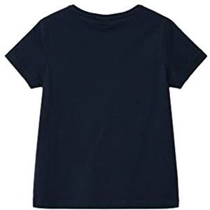 s.Oliver T-shirt voor meisjes, korte mouwen, blauw 5952, 104/110 cm