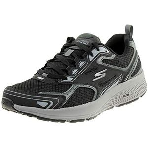 Skechers Men's Go Run Consistent - Performance Running & Walking Shoe Sneaker, Black/Grey, 7 D US