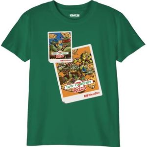 Tortues Ninja BOTMNTDTS005 T-shirt, flessengroen, 6 jaar, Fles Groen, 6 Jaren