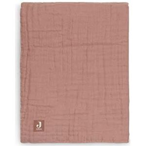 Jollein 523-511-66042 Baby Blanket Cotton Rosewood Pink (75 x 100 cm)