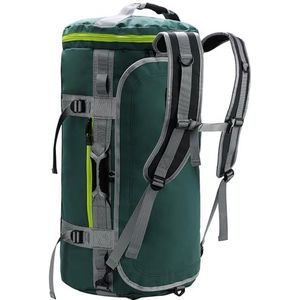 MIER Grote sportrugzak met schoenenvak, robuust en waterdicht, legergroen, 60 l, legergroen