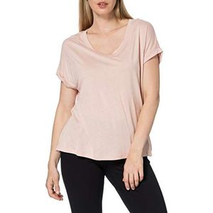 LTB Jeans Dames Wecibo T-shirt, Rose Dust 3836, XS