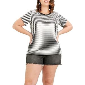 Levi's - The Perfect Tee - T-shirt - Raita Stripe Caviar - Plus Size 4XL