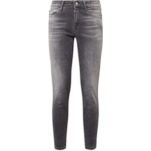 Mavi Adriana Ankle Jeans voor dames, grijs (Dark Grey Distressed 25991), 26W