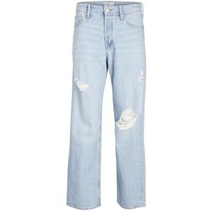 JACK & JONES Heren Regular Fit Jeans Eddie Original 102, Denim Blauw, 31W / 32L
