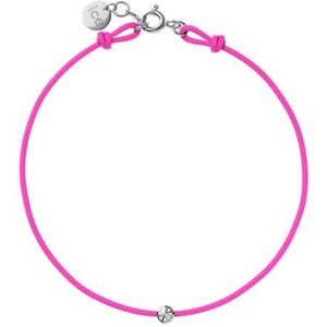 ICE Jewellery Diamond bracelet Cord Neon pink 021100