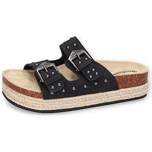 Dockers by Gerli dames sandaal 50GI201, Black Multi 50gi201 800110, 40 EU