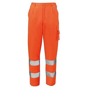 Siggi Jumpsuit set, 5 stuks, hoge zichtbaarheid, oranje, heren, XS