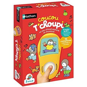 Nathan - Koekoek T'Choupi – elektronisch spel – leerspel – luisteren en ontdekken kinderliedjes met T'Choupi! – vanaf 2 jaar