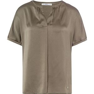 BRAX Dames Style Caelen T-shirt, Kaki, 38