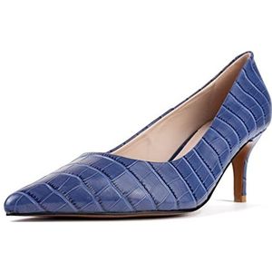 L37 HANDMADE SHOES Dames FINAL Effect Pump, Blauw, 36 EU