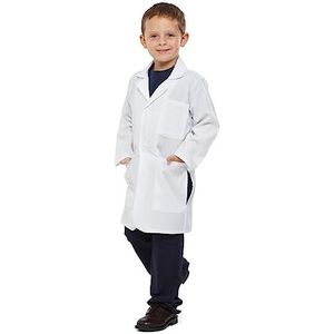 Dress Up America Laboratoriumjas voor kinderen - Dokter's witte laboratoriumjas Kostuum voor meisjes en jongens - 3/4 lengte lichtgewicht laboratoriumjas