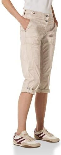 Capri Broek - Boulder Beige - Knoopdetails - Iets Lager Taillehoogte