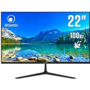 ATLANTIS - 22 inch - VA Monitor - Full HD 1920 x 1080 - 100 Hz - Multimedia - FreeSync
