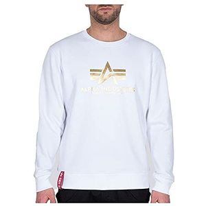 ALPHA INDUSTRIES Basic sweater met Foil Print sweatshirt voor heren