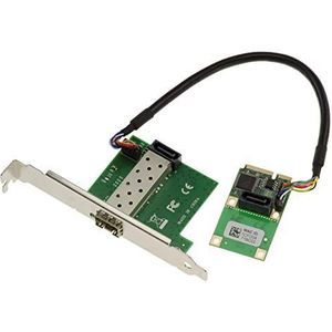 KALEA-INFORMATIQUE Mini PCI Express MiniPCIe 1 Port SFP LAN GIGABIT ethernetkaart met Intel I210 Chipset