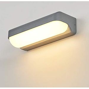 Dr.lazy 12 W LED buitenlamp wandlamp buitenlamp wandlamp aluminium / acryl IP65 waterdicht terras / tuin / gang / 1000 lm 26 cm voor binnen en buiten