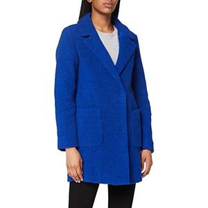 bugatti Damesmantel van wolmengsel, blauw, 36