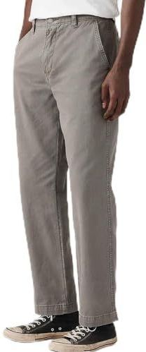 Levi's heren Broek Xx Chino Authentic Strt, Pewter Soft Gd, 28W / 32L