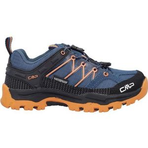 CMP Rigel Low Wp, platte klimschoenen voor kinderen, uniseks, Bluesteel Flame, 33 EU