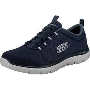 Skechers Heren Summits Louvin Loafer, Donkerblauw, 44 EU