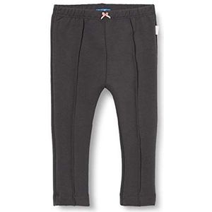 Sanetta Babymeisjes Seal Grey modieuze sweatlegging ingetogen blauw Kidswear