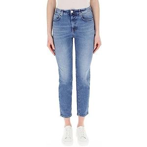 Pinko Sissy Slim Denim Pasadena Jeans voor dames, Pjo_wassen medium helder, 24