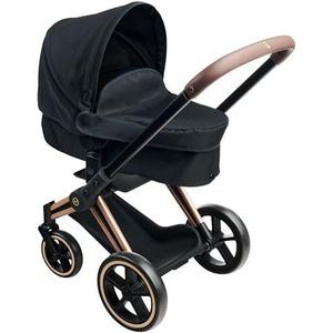 Corolle - 9000141870 - Cybex 3-in-1 kinderwagen, zwart, accessoires, voor poppen 36 en 42 cm, vanaf 3 jaar