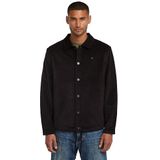 Cord Coach Sweater Jack - Zwart - Heren