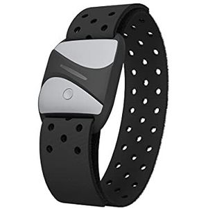 smartLAB hrm A hartslagmeter op de arm, zwart, ECG, nauwkeurige hartslagmeting met Bluetooth en ANT+, compatibel met Garmin Wahoo Polar Apple Watch Runtastic Pro